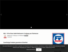 Tablet Screenshot of fil-tec-rixen.com